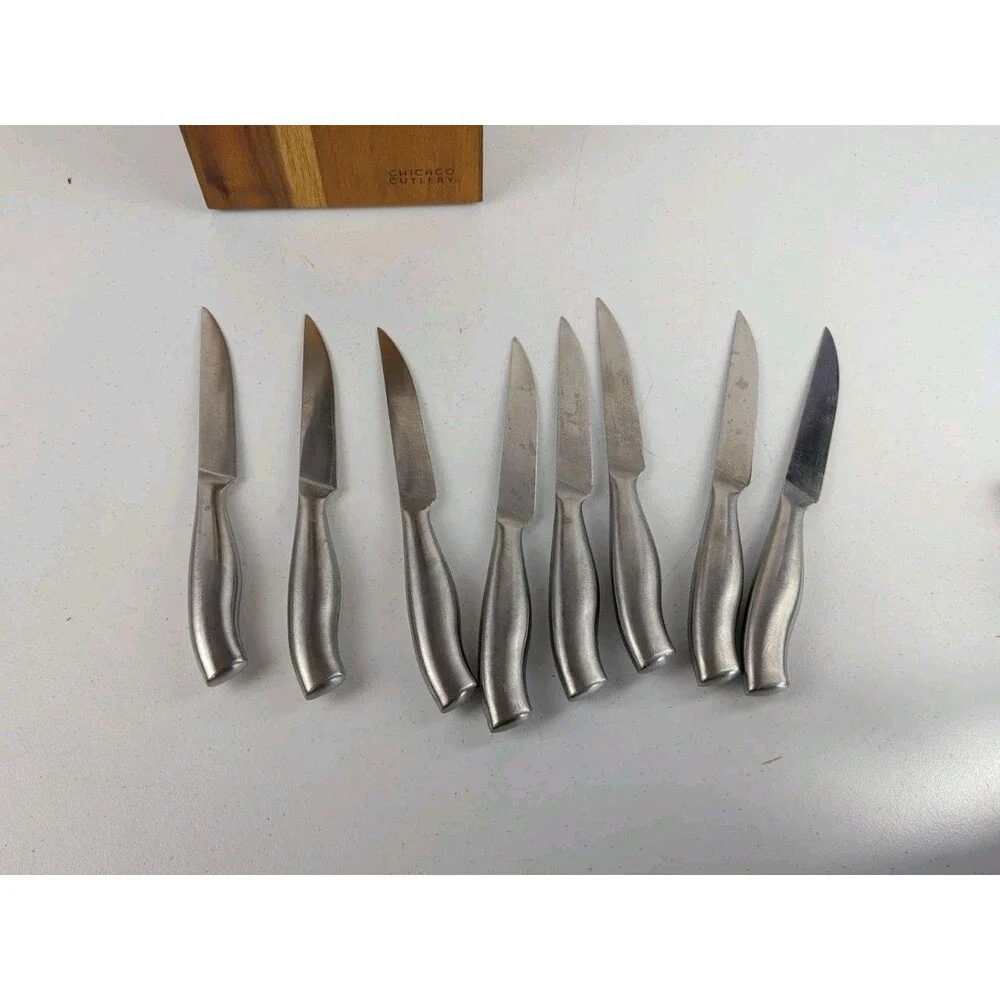 Chicago Cutlery Insignia Stainless Steel Cafe 18-Piece Knife Block Set